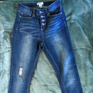 Ivy + Main size 3 great condition high rise button front skinny jeans